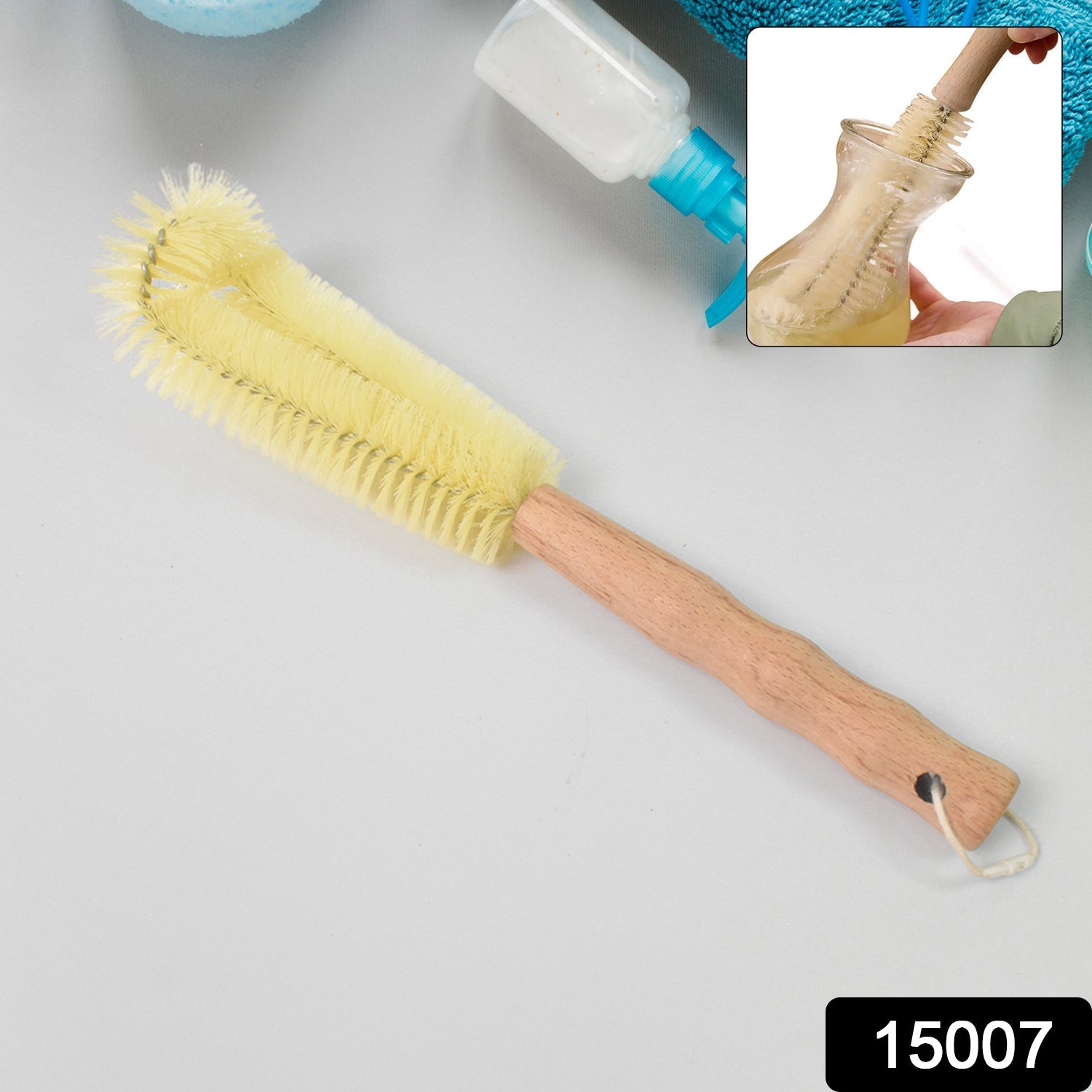 13 inch Bottle Brush, Bristle Brush with Wood Handle, Washing Brush with Wooden Handle, Kitchen Cleaning Tool, Brushes for Dish, Tumbler, Teapot, Cup, Pan 13 inch Bottle Brush, Bristle Brush with Wood Handle, Washing Brush with Wooden Handle, Kitchen Cleaning Tool, Brushes for Dish, Tumbler, Teapot, Cup, Pan